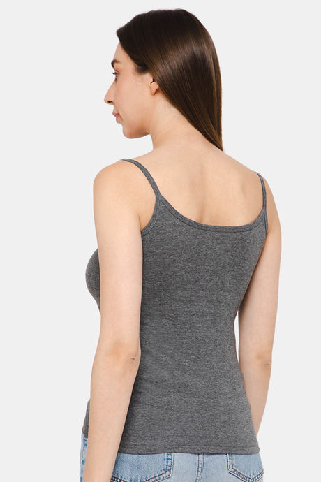 Intimacy Cotton Camisole - Anthra Melange — image 4